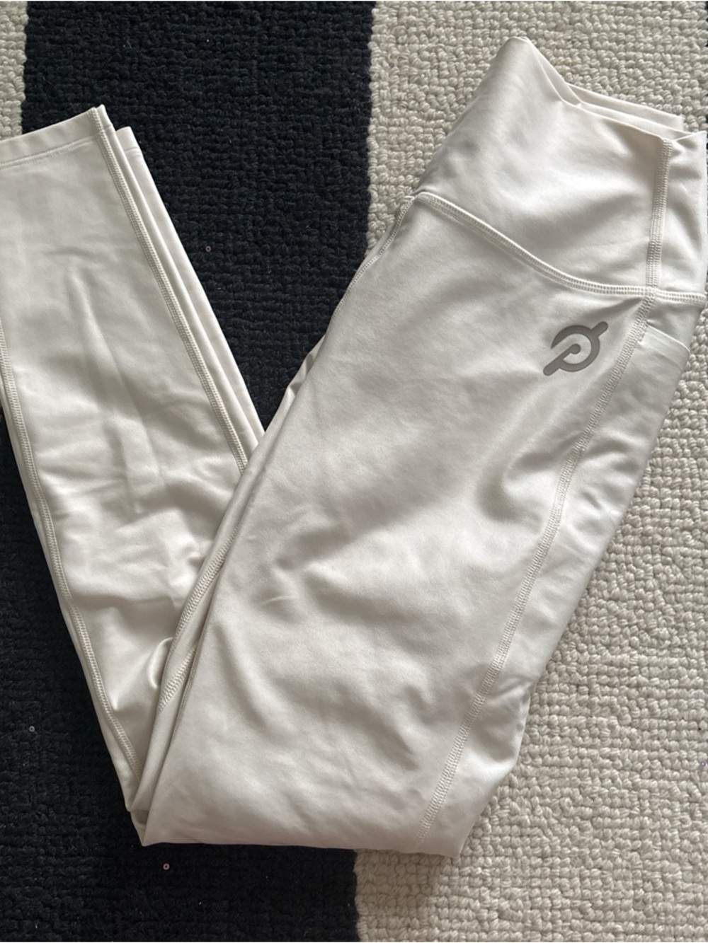 Peloton White Mid-Rise Performance Leggings